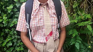his little stepsister when she came from College (desi sex)